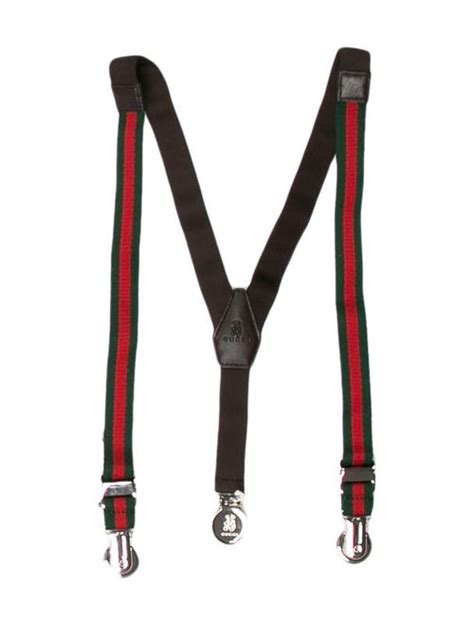 gucci mens lg accessories|Gucci suspenders men's.